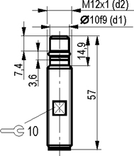 Габариты ISB WC27S8-31P-1,5-S4-50